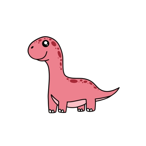 공룡 Generic color lineal-color icon