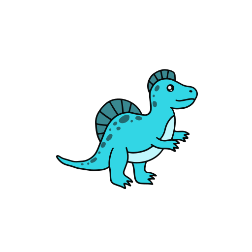 Dinosaur Generic color lineal-color icon