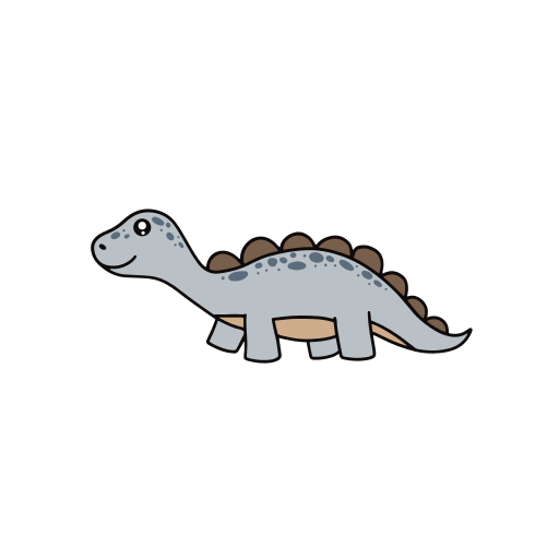 dinosaurier Generic color lineal-color icon