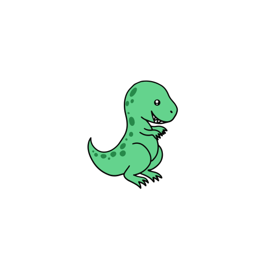 Динозавр Generic color lineal-color иконка
