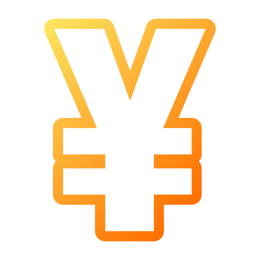 yuan Generic gradient outline ikona
