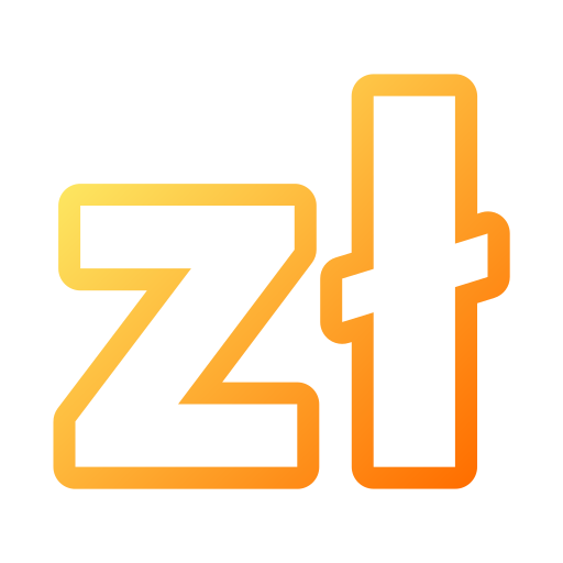 Zloty Generic gradient outline icon