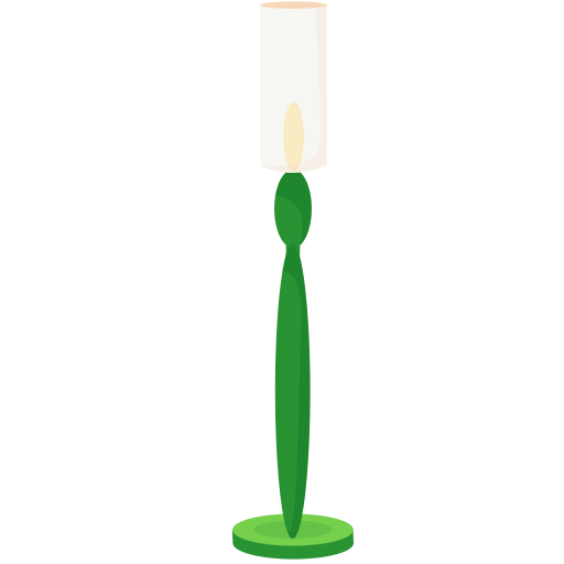 lámpara de piso Generic color fill icono