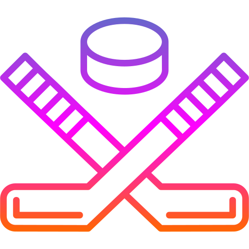 Ice Hockey Generic gradient outline icon