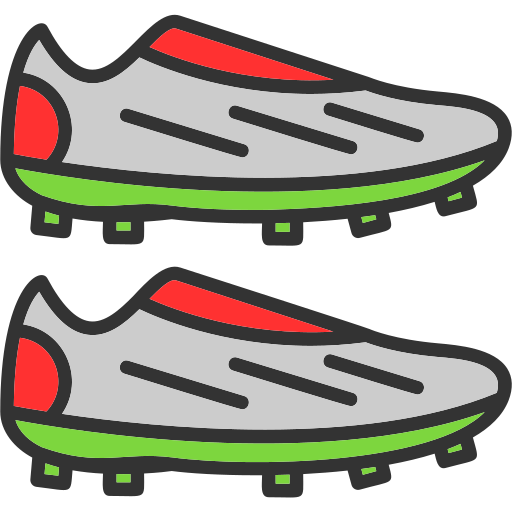 voetbalschoenen Generic color lineal-color icoon