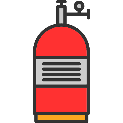 산소 탱크 Generic color lineal-color icon