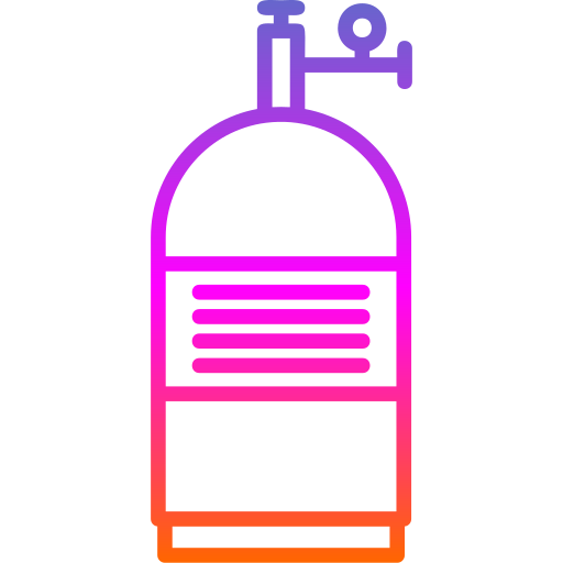 zbiornik tlenu Generic gradient outline ikona