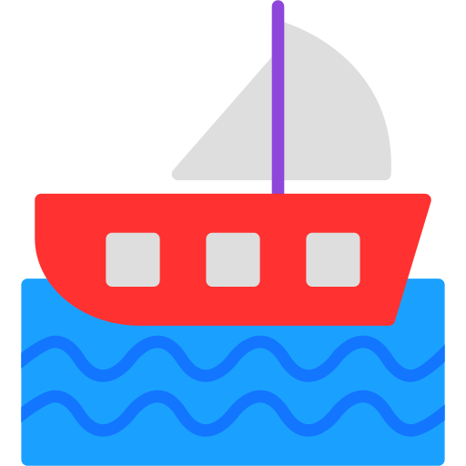 barco a vela Generic color fill Ícone