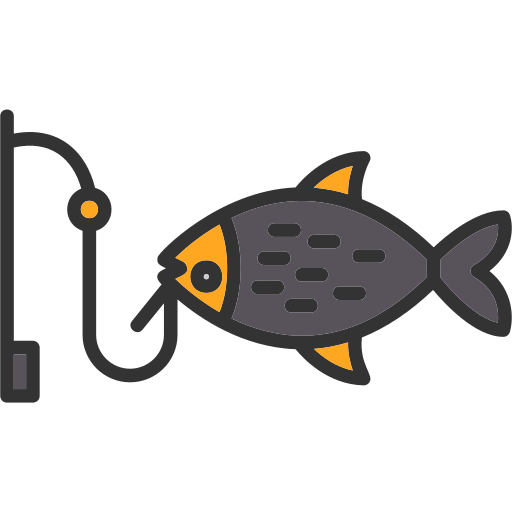 pescar Generic color lineal-color icono