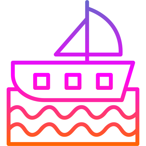 Sailing boat Generic gradient outline icon
