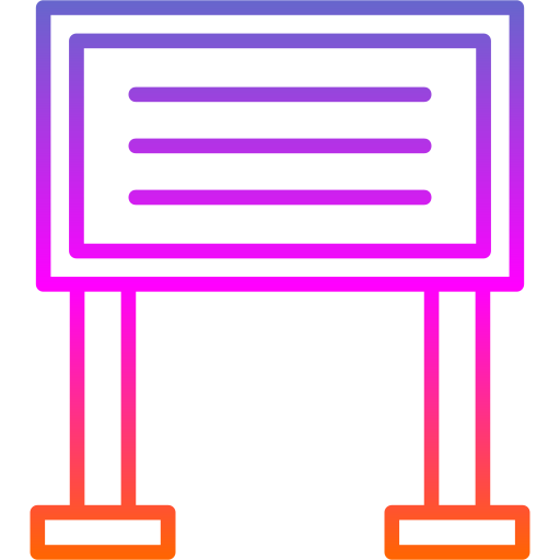 Board Generic gradient outline icon