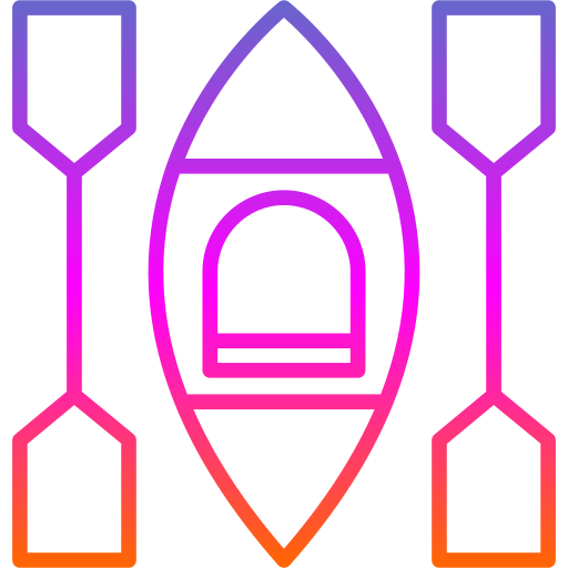 Kayak Generic gradient outline icon