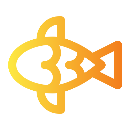 魚 Generic gradient outline icon