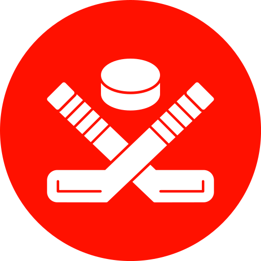 Хоккей на льду Generic color fill иконка
