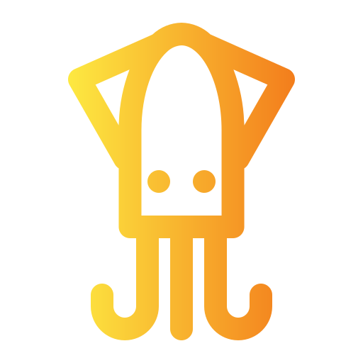 calamar Generic gradient outline icono