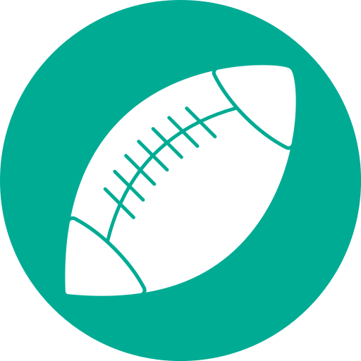 rugby Generic color fill icon