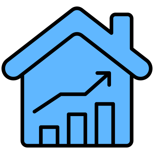 hipoteca Generic color lineal-color icono
