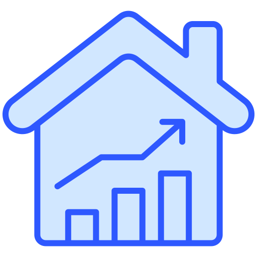 hipoteka Generic color lineal-color ikona