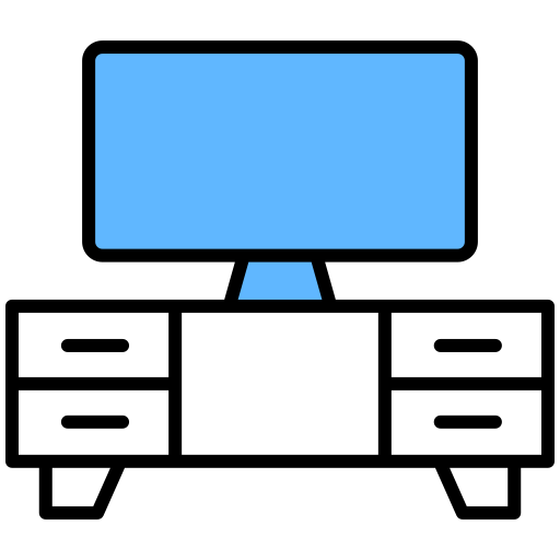 tv 테이블 Generic color lineal-color icon