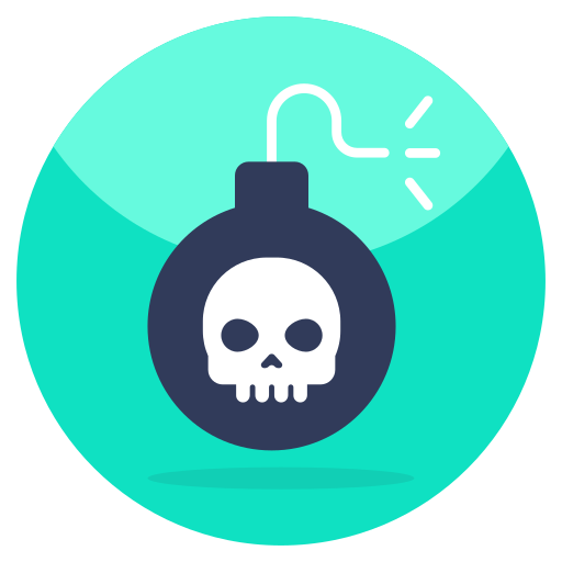 Bomb Generic color fill icon