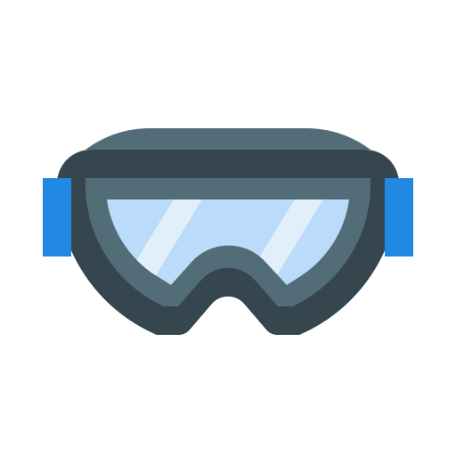 Ski goggles Generic color fill icon