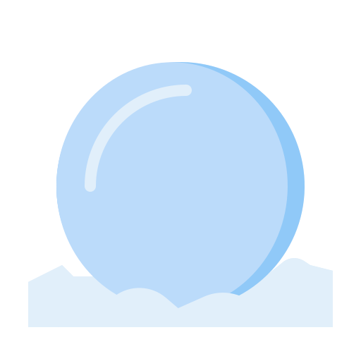 Snow ball Generic color fill icon