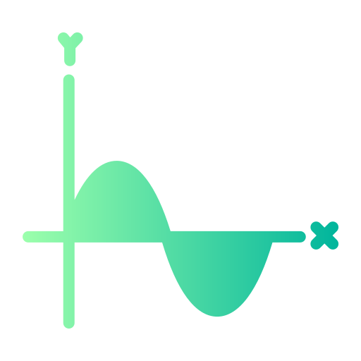 trigonometrie Generic gradient fill icoon