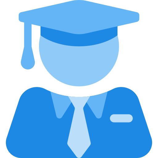 Graduate avatar Generic color fill icon