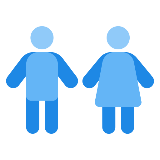 남성과 여성 Generic color fill icon