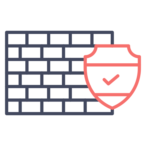 Firewall Generic color outline icon