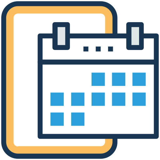 Work schedule Generic Outline Color icon