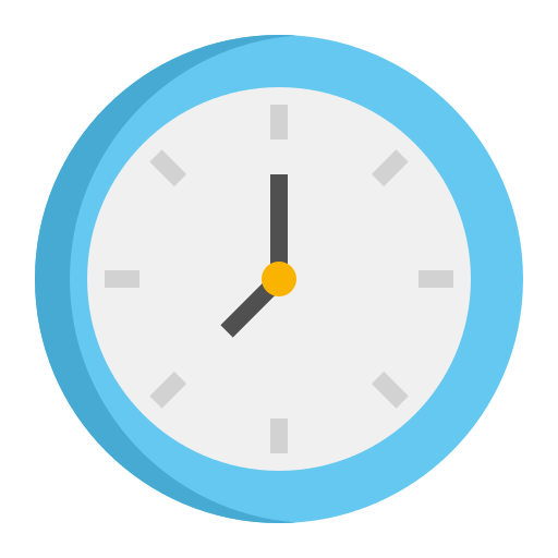 Clock Generic color fill icon