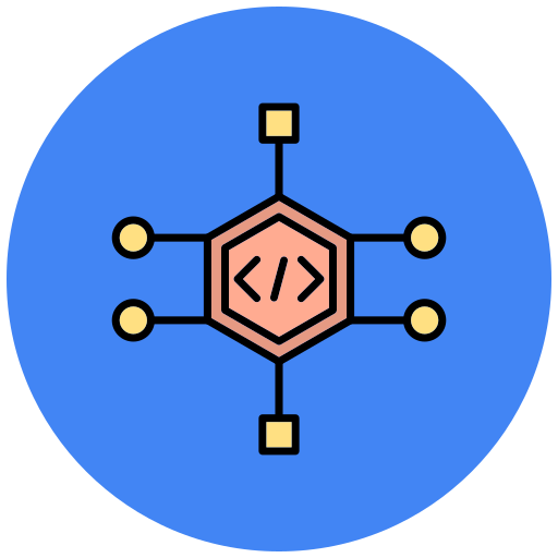 Algorithm Generic color lineal-color icon