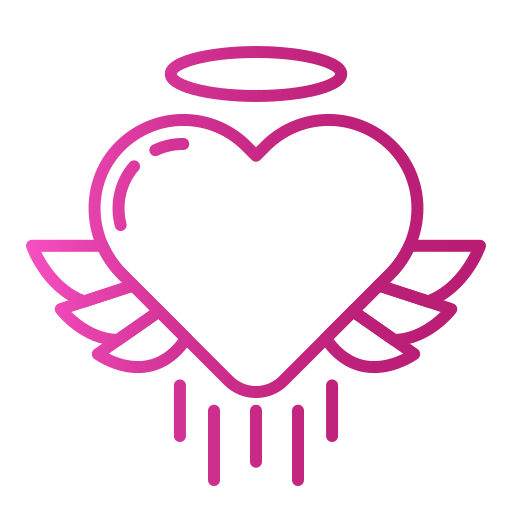 alas de corazon Generic gradient outline icono