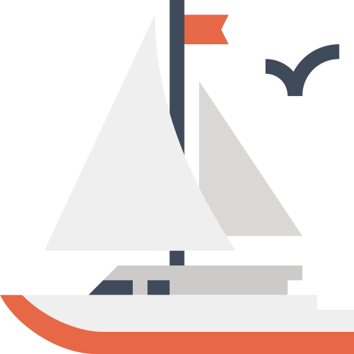 Яхта Generic color fill иконка