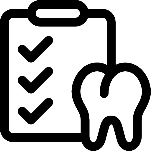 dental Basic Rounded Lineal Ícone