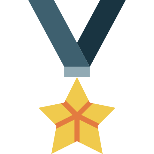 medaille Surang Flat icoon