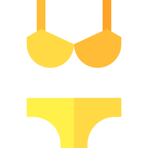 bikini Basic Straight Flat Icône