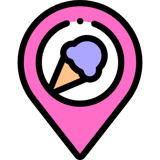 Place Detailed Rounded Lineal color icon