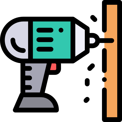 Drill Detailed Rounded Lineal color icon