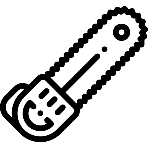 チェーンソー Detailed Rounded Lineal icon