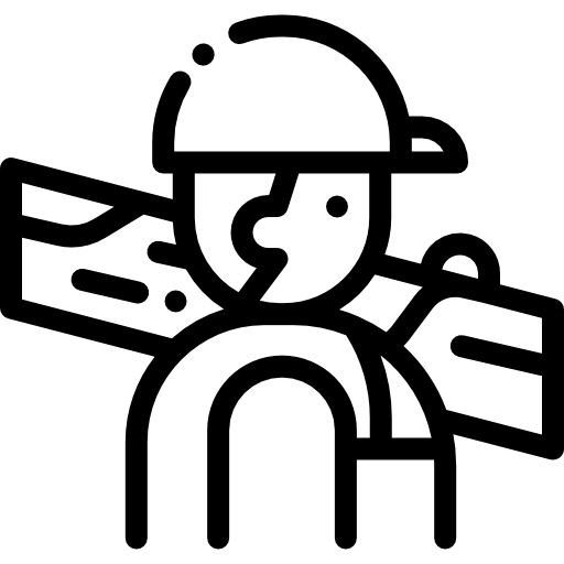 charpentier Detailed Rounded Lineal Icône