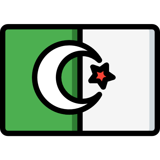 Algeria Basic Miscellany Lineal Color icon