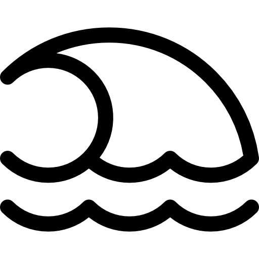 fala Basic Rounded Lineal ikona