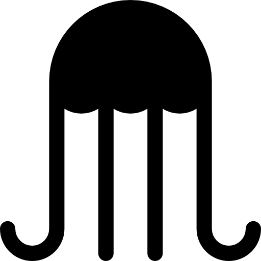クラゲ Basic Rounded Filled icon