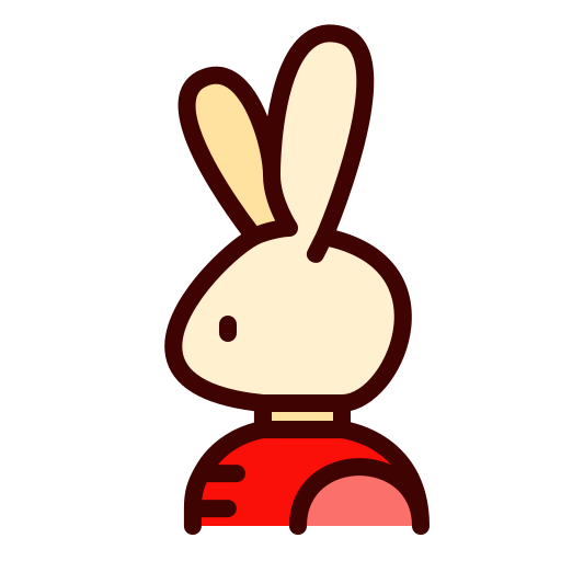 Кролик Generic Outline Color иконка