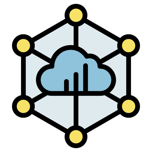 cloud computing Generic Outline Color icon