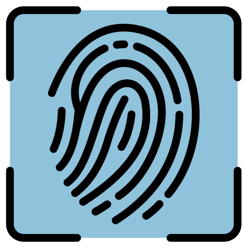 touch id Generic Outline Color Icône