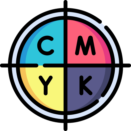 cmyk Special Lineal color icono
