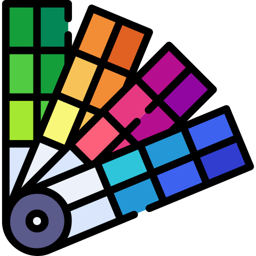 Color palette Special Lineal color icon